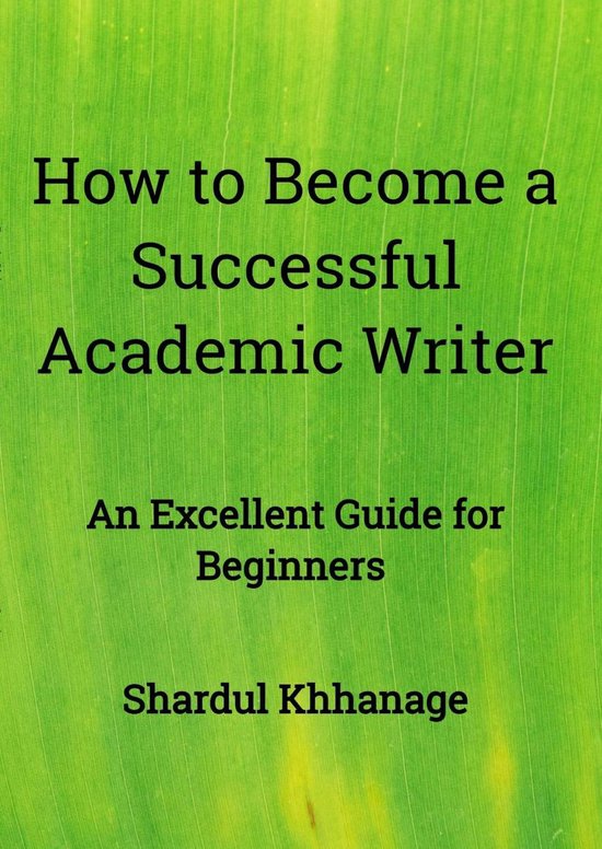 How to Become A Successful Academic Writer - cover