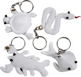 Creepy-Crawly met sleutelring, afm 4-8 cm, 4 assorti