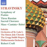 Simon Joly Choir, Philharmonic Orchestra, Robert Craft - Stravinsky: Symphony Of Psalms (CD)