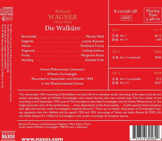 Wagner: Die Walkure (Modl)
