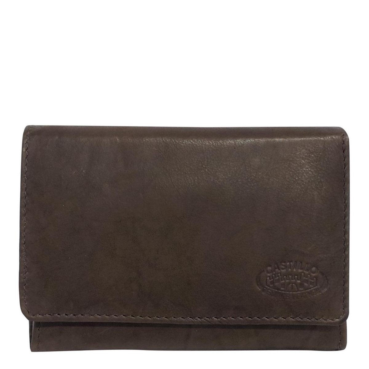 Castillo – Dames Portemonnee Leer – Overslag – DH0733 – Bruin