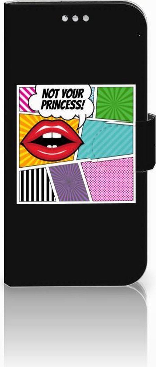 Samsung Galaxy S7 Wallet Case met Pasjes Popart Princess