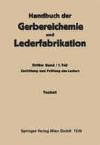 Zurichtung Und Prufung Des Leders -Textteil