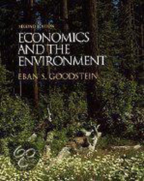 Economics and the Environment - cover