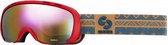 Sinner Marble OTG - Skibril - Volwassenen - Rood