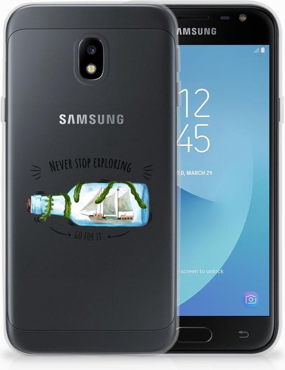Samsung Galaxy J3 2017 Telefoonhoesje met Naam Boho Bottle