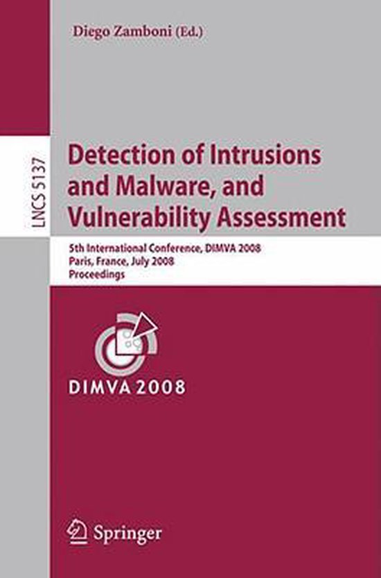 Detection of Intrusions and Malware, and Vulnerability Asses ... - cover
