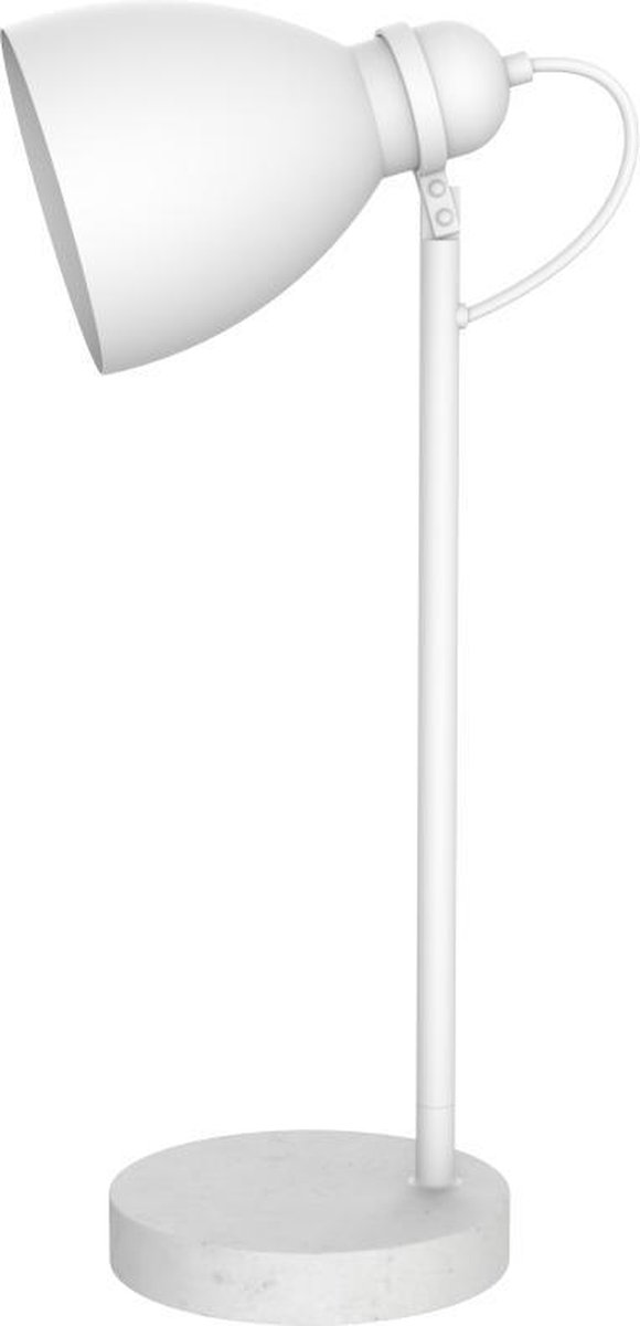 TAK Design Oscar Bureaulamp - Metaal/Beton - 14,5 x 15,3 x 50 cm - Wit