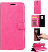 LG G7 portemonnee hoesje - roze