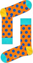 Happy Socks Big Dot Sokken - Oranje/Blauw - Maat 41-46