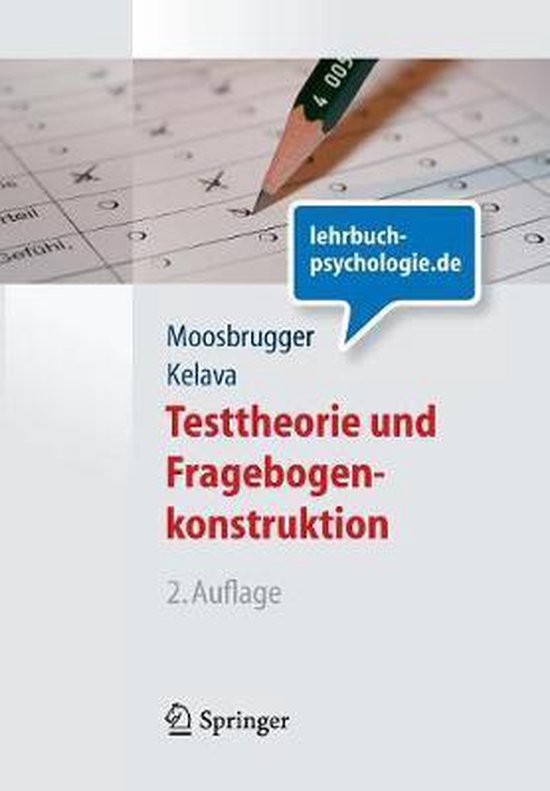 Testtheorie und Fragebogenkonstruktion - cover