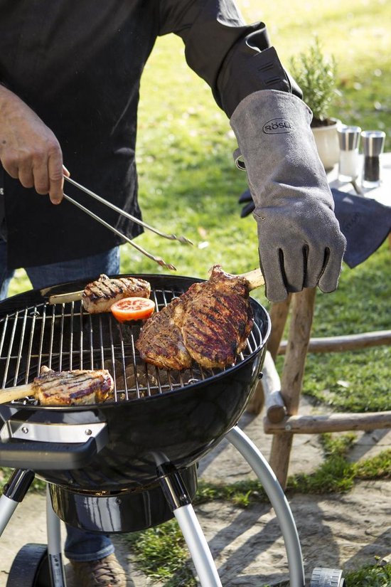 | Rösle Houtskoolbarbecue No.1 Sport F50 Zwart Rösle No. 1 Sport F50 houtskool barbecue met beschermhoes