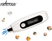 TKSTAR Draagbaar UV-sterilisator Mini Sanitizer Bacterie- Mal Vernietigen Ingebouwd USB Oplaadbare Batterij Wit