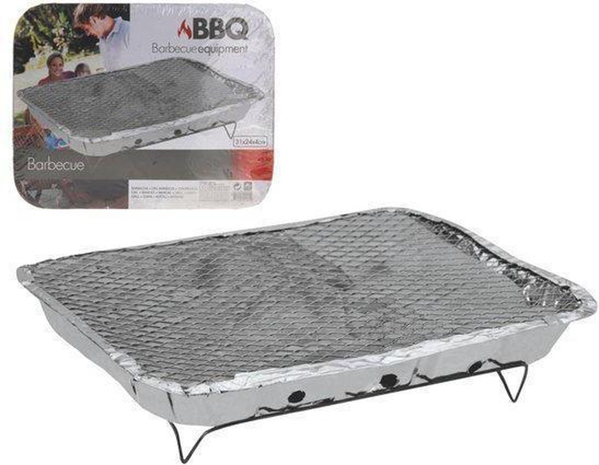 BBQ Collection Barbequeaccessoire BBQ instant grill met kolen