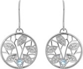 Orphelia Silver 925 Zo-7090 Earring Blue Topaz