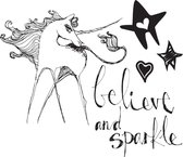 Jane Davenport - Artomology Clear Stamps - Unicorn Sparkle