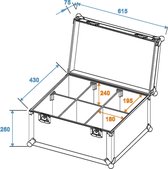 ROADINGER Flightcase 6x TMH-6/7/8/9