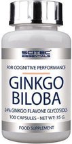Scitec Nutrition - Scitec Essentials - Ginkgo Biloba - 27% ginkgo flavonglycosiden - 100 capsules - 50 porties - 32 gram - cognitieve prestaties