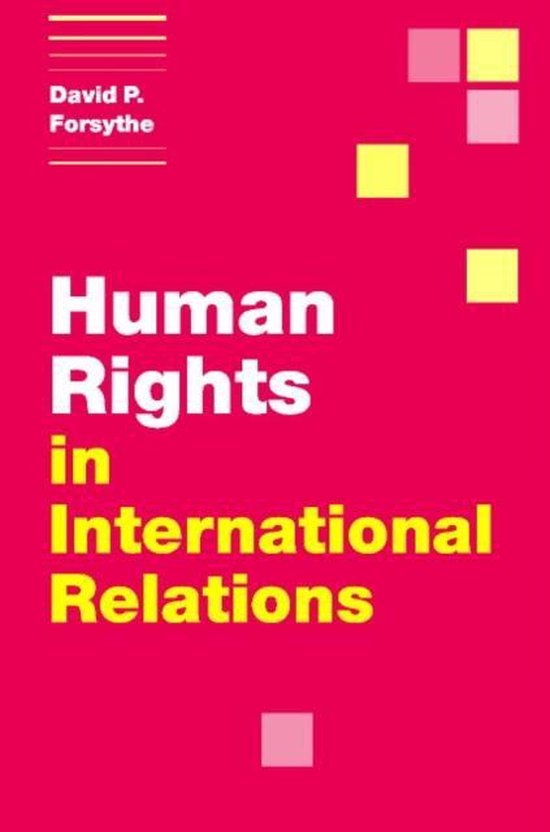 Human Rights in International Relations - cover