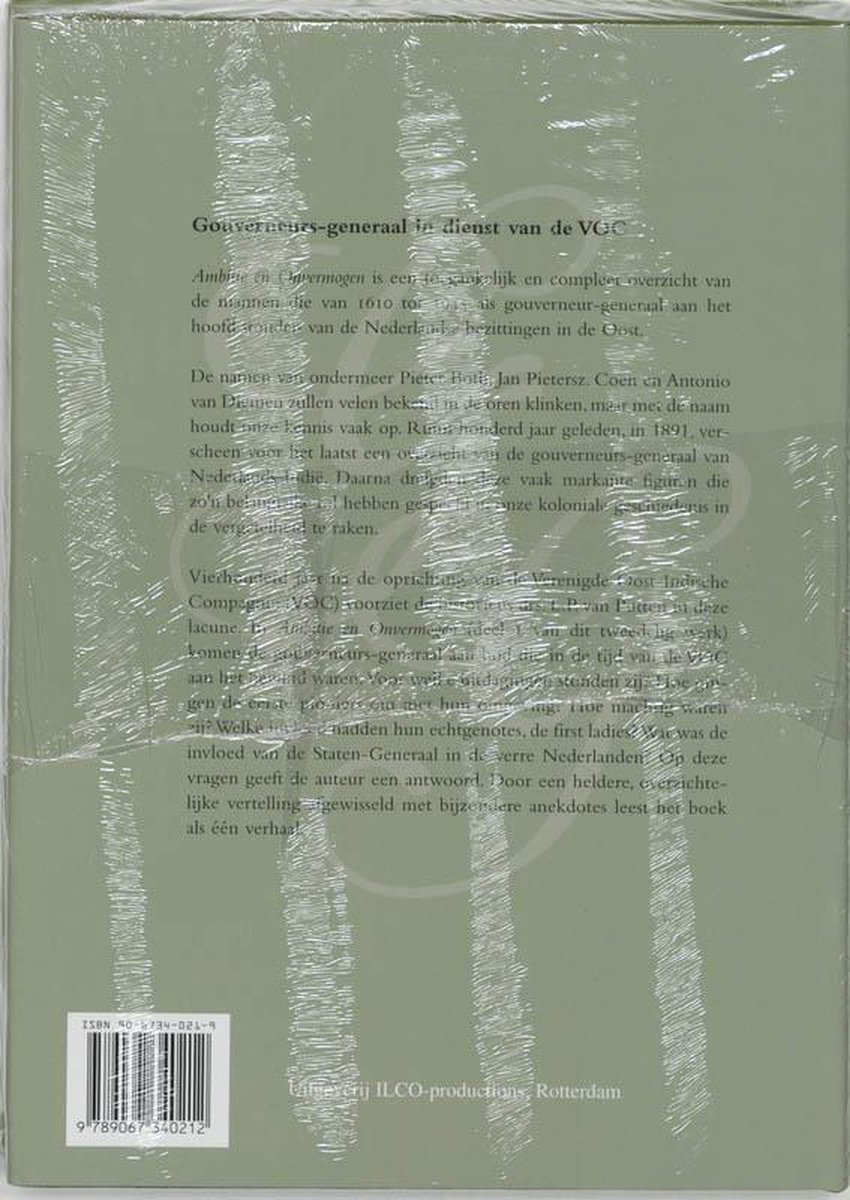 Boek met groene kaft en witte tekst, ISBN-barcode onderaan.