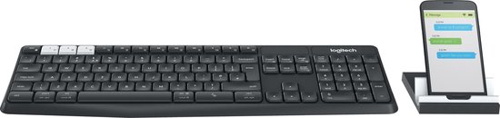 Claviers : Clavier Logitech sans fil Bluetooth K375S AZERTY