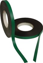 Magneetband kleur Groen 15mm op rol 5 meter