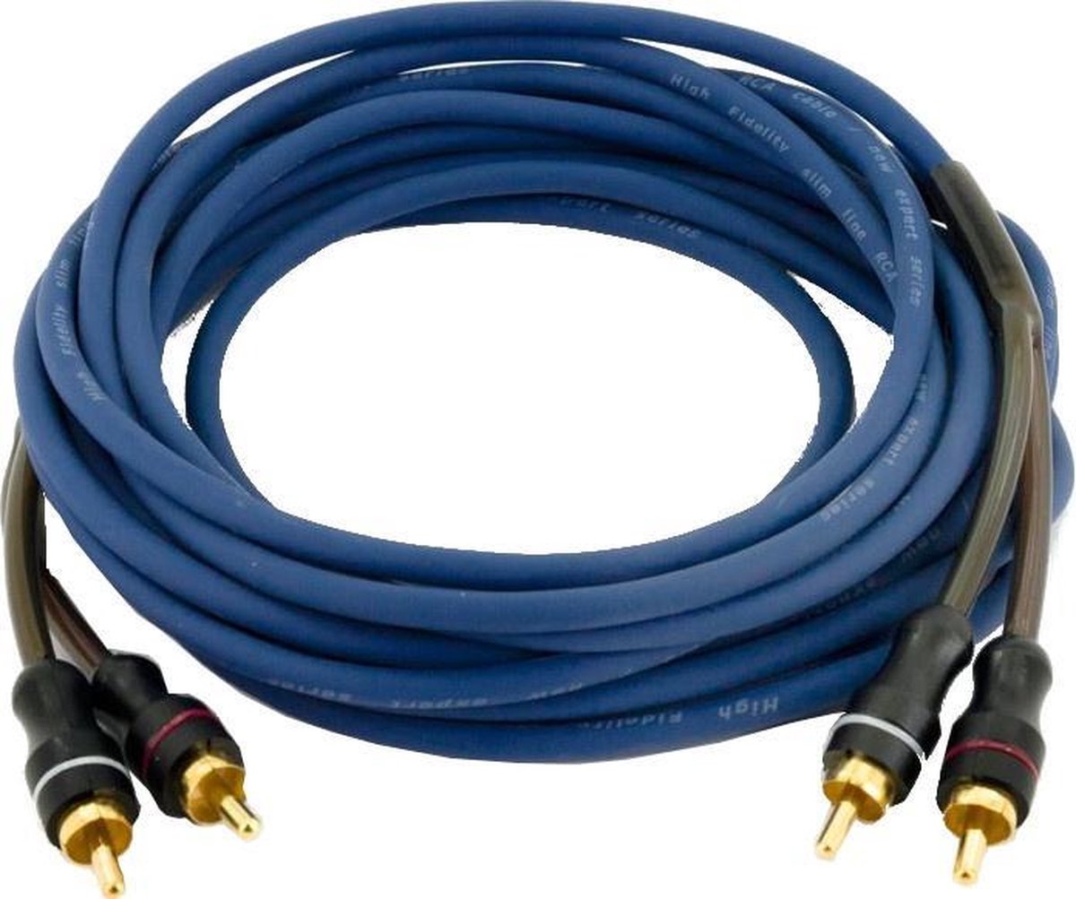 SSDN Audio SSDN 5-Meter dubbel afgeschermde RCA kabel - in blister