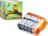 Ink Hero - 5 Pack - Inktcartridge / Alternatief voor de Canon CLI-521, PGI-520, PIXMA iP3600, iP4600, iP4600x, iP4700, MP540, MP540x, MP550, MP560, MP620, MP620B, MP630, MP640, MX8