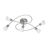 Trio Leuchten Carico - Plafondlamp - 5 lichts - H 215 mm - staal