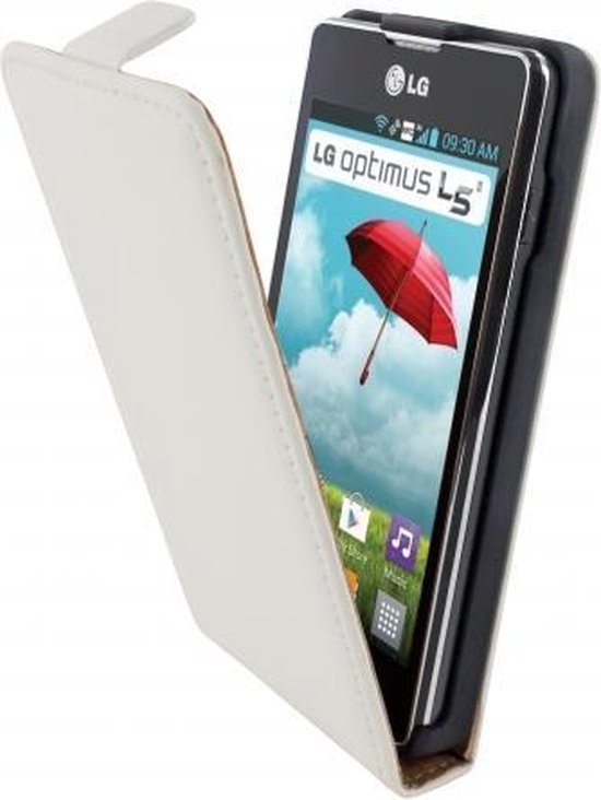 Mobiparts Premium Flip Case LG Optimus L5 II White | bol.com