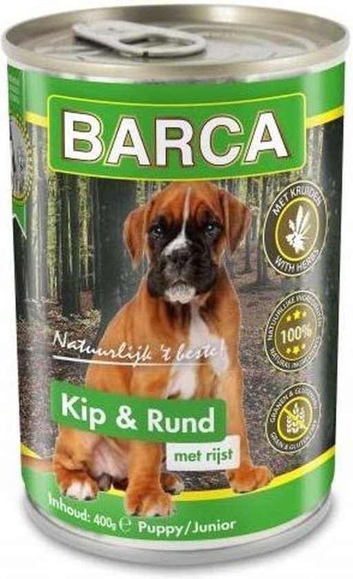 Blik Kip Rund (puppy) Barca