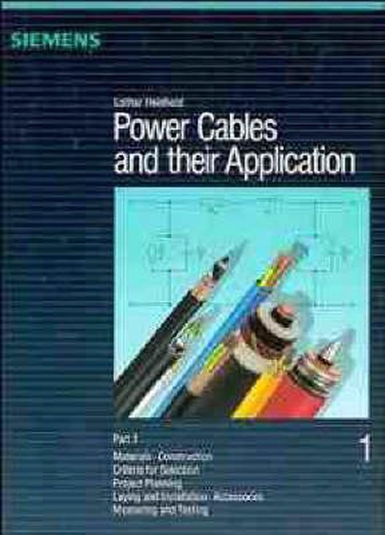 Power Cables and Their Applications, L. Heinhold 9783800915354