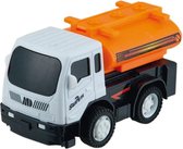 Happy People Betonwagen 11 Cm Wit/oranje