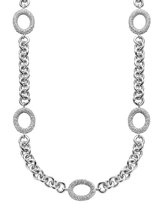 Orphelia Ketting 41Cm Pave Zirconium Zilver 925 NEC-1060