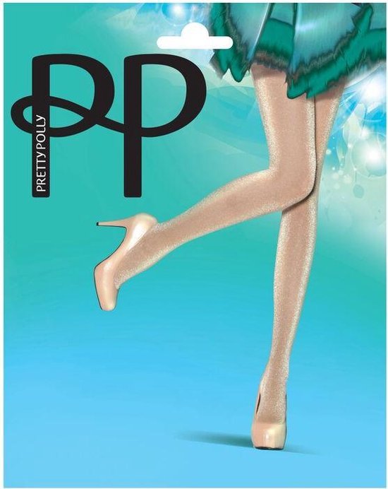 Pretty Polly Panty - Fashion - Glitter - Lurex - One Size -36/42 - Nude (Beige)