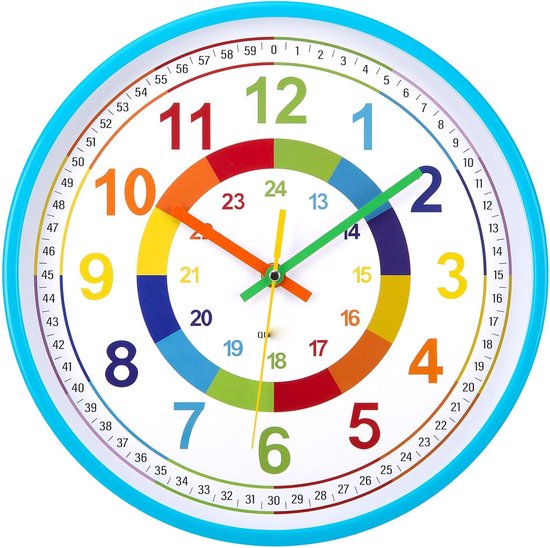 Learning Clock™ - Speel & Leer Klokkijken - Houten Klok - Mijn Hummeltje Learning Clock™ - Speel & Leer Klokkijken - Houten Klok - Mijn Hummeltje