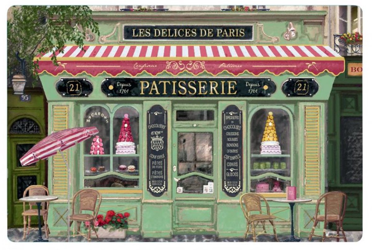 Winkler Placemat Boutique Patisserie Assortis 30 X 45 (per stuk)