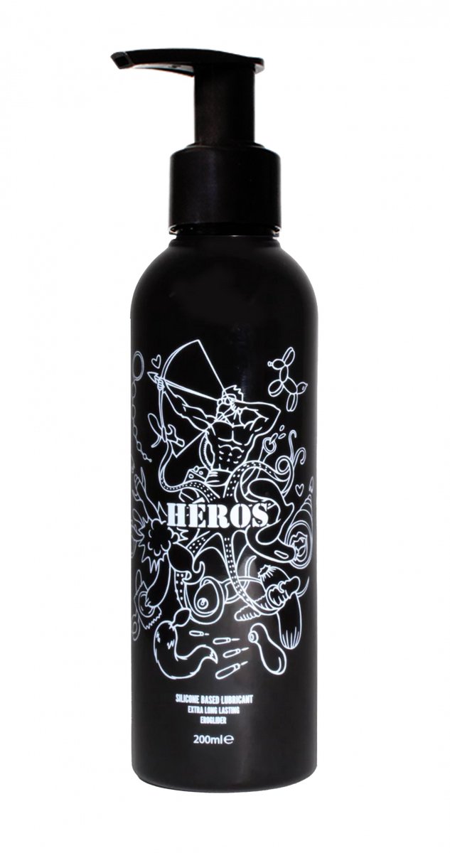 Heros Siliconen Glijmiddel inclusief Doseerpomp - 200ml