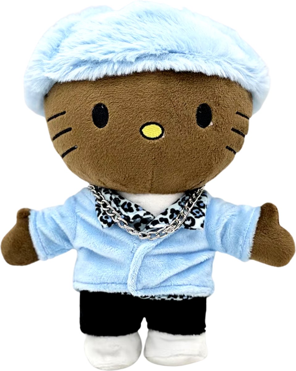 Limited Edition  Handgemaakte Tyler The Creator x Hello Kitty Knuffel  Merchandise