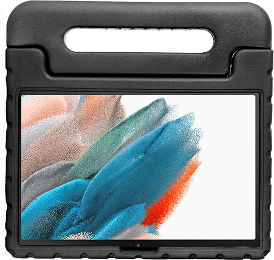 Cazy tablet Hoes Kinderen geschikt voor Samsung Galaxy Tab A8 - Kinderhoes Tablet Classic - Zwart