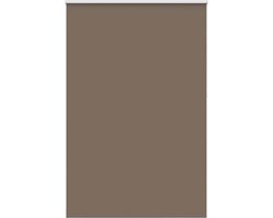 vidaXL - Rolgordijn - verduisterend - koffie - 160x210 - cm - stofbreedte - 156,6 - cm