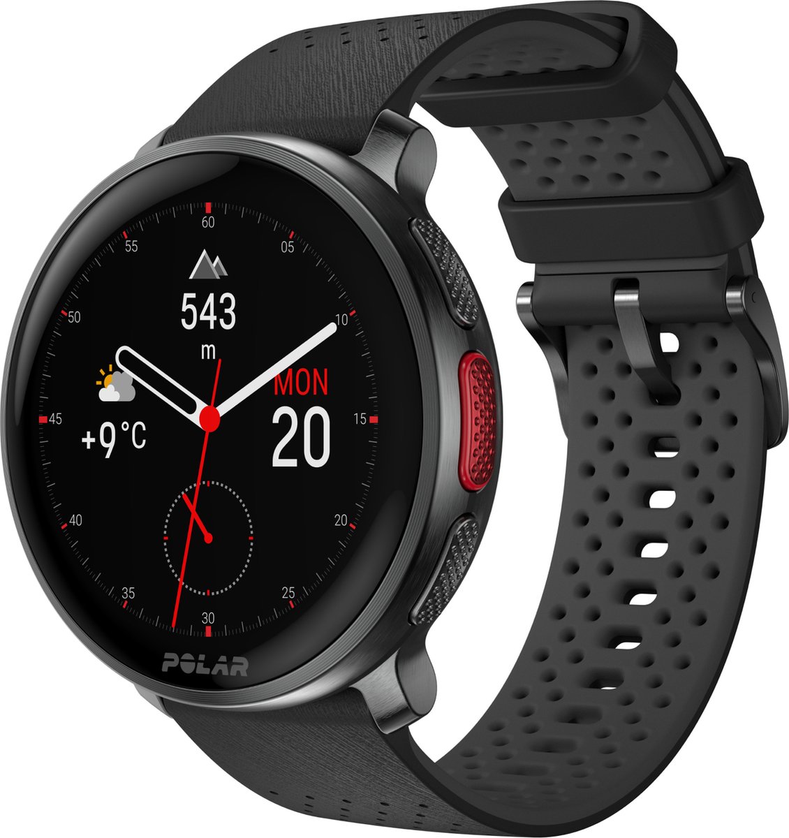 Afbeelding 2 van Polar Vantage V3 Sport Smartwatch GPS Zwart/Grijs met