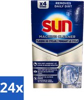 Sun - Cleaner pour machine - In-Wash - Nettoyant pour lave-vaisselle - 4 lavages - Pack économique - 24 pièces