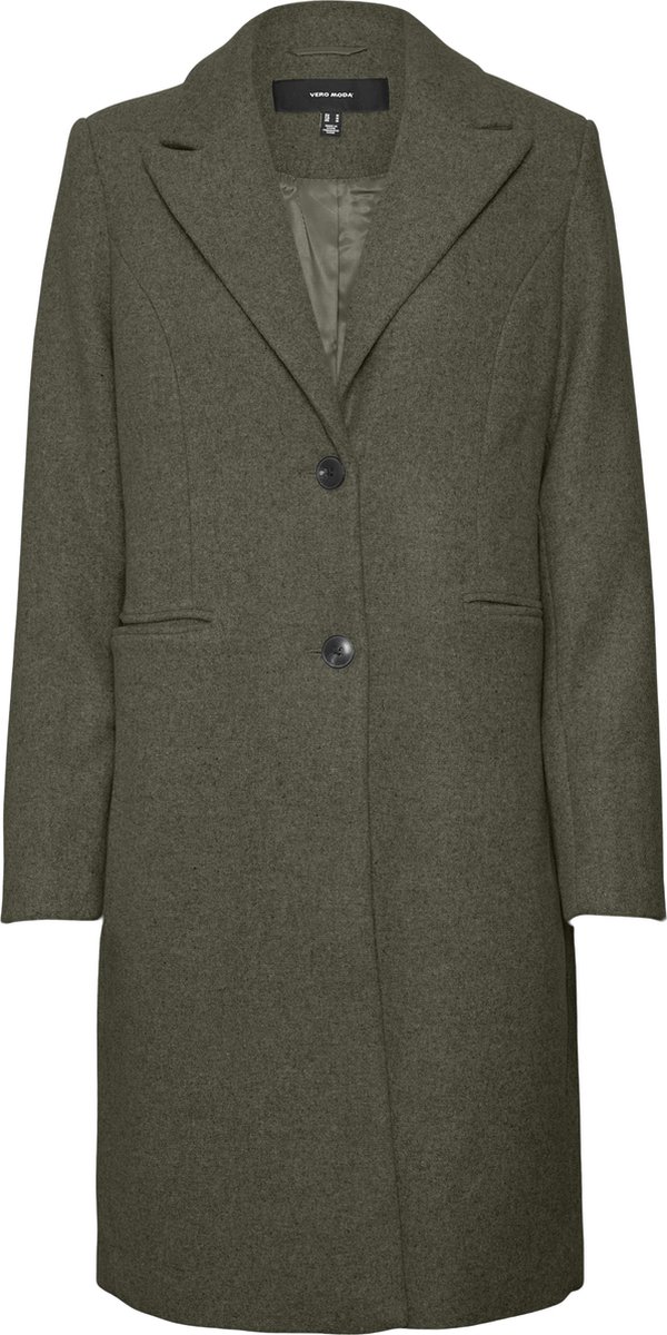 Vero Moda Jas Vmblaza Long Coat Ga Boo 10267495 Syrah Dames Maat