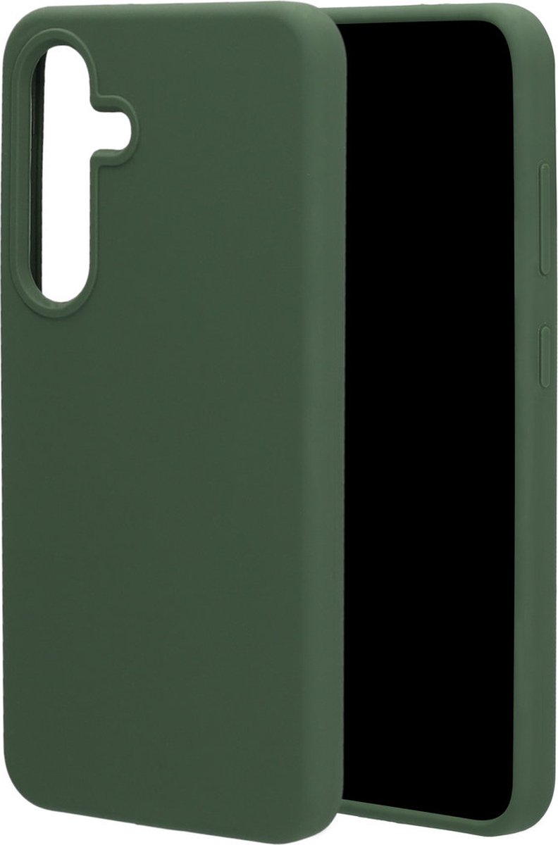 Mobiparts hoesje geschikt voor de Samsung Galaxy S25 - Siliconen - Groen