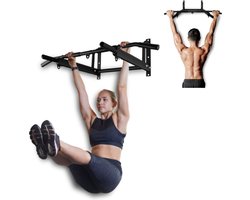 Mobiclinic K2 - Optrekstang muur - Inclusief ankerset - Max. Belasting 250 kg - Vaste Opdrukstang - Home gym - Pull up bar muur - Optrekstangen