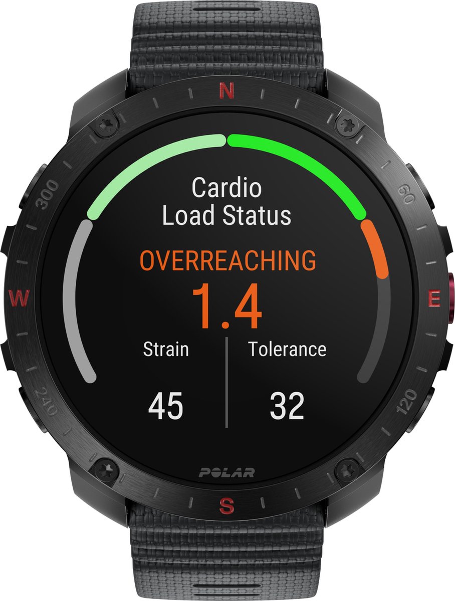 Polar Grit X2 Pro Premium Outdoor Smartwatch Night Black S/L