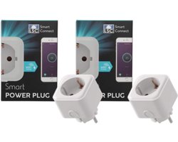 LSC Smart Connect - Smart Stopcontact - 2 stuks MULTI-pack | Compatibel met Google, Alexa, Siri | Smart Plug - Met Energiemonitoring