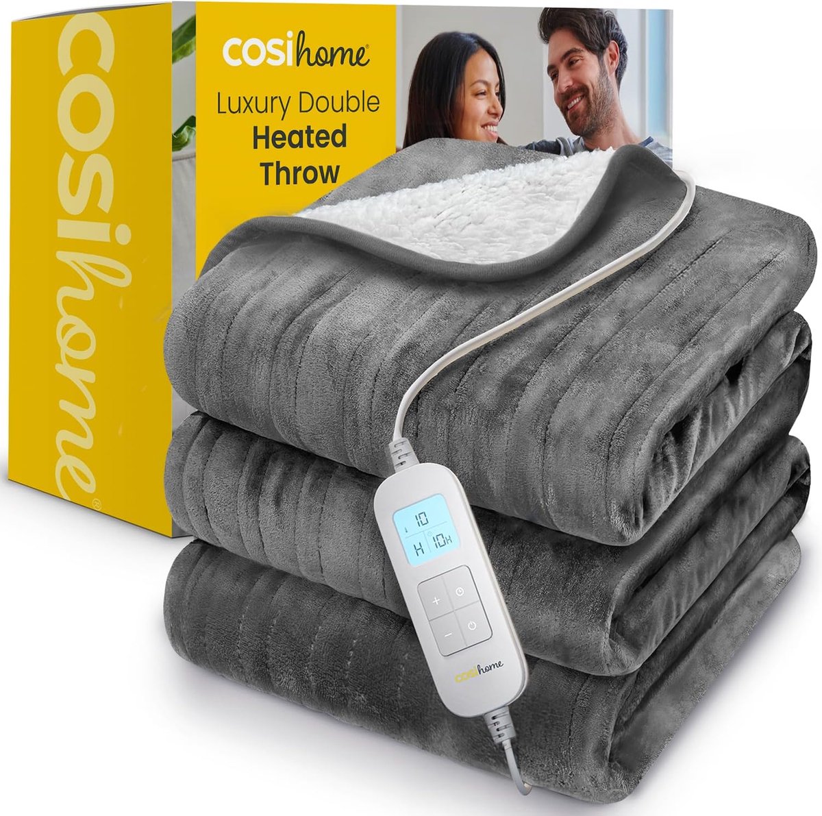 Cosi Home Luxe Elektrische Warmtedeken XL - 200 x 150cm - - Cosi - €48,99