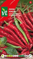 Peper Spaanse Lange Rode Zaden - Zeer Pikante Vruchten, Rood of Groen